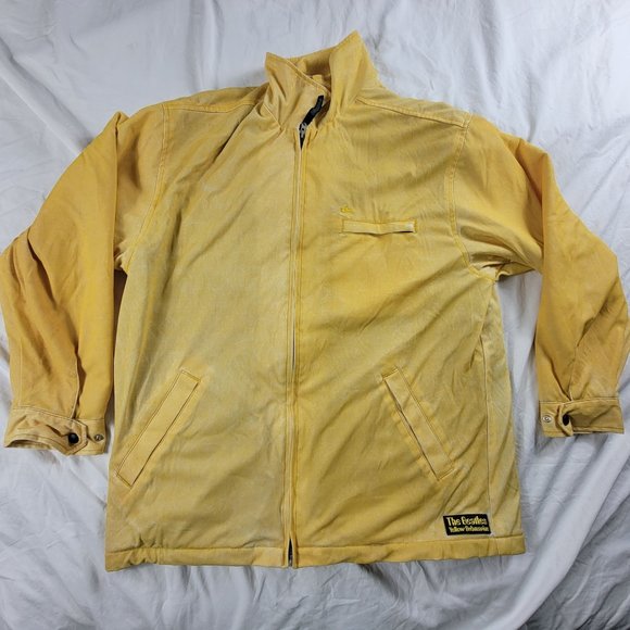 Quiksilver The Beatles Submarine Large Yellow Limited Edition Promo Jacket - Picture 1 of 12